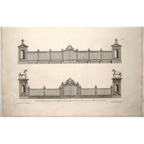 Old map image download for Architectural Iron Fence & Gate by Gibbs.