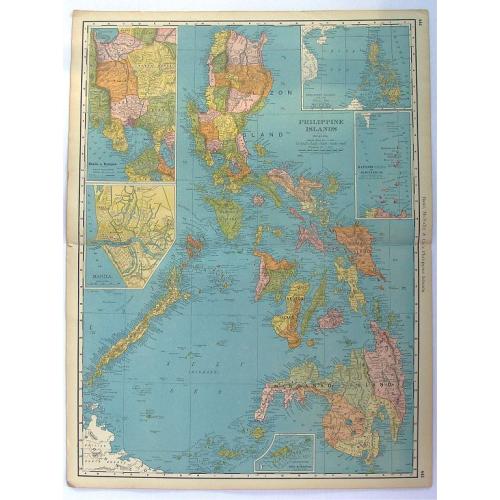 Old map image download for Philippine Islands.