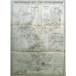 The Newspaper Map of the United Kingdom.