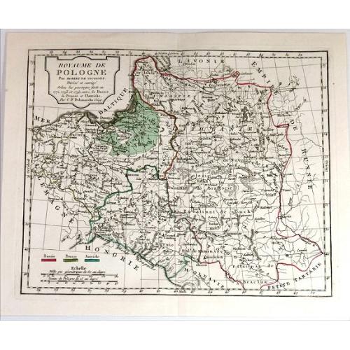 Old map image download for Royaume de Pologne. Par Robert de Vaugondy