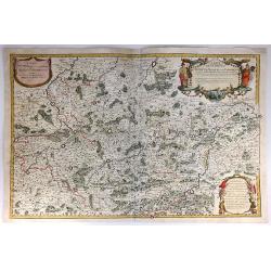 Carte des Comtez de Hainaut de Namur et de Cambresis.
