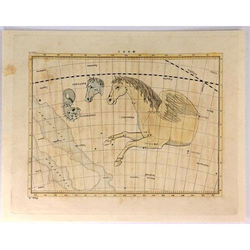 Old map image download for Delphinus, Equuleus and Pegasus.