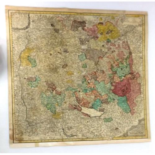 Old map image download for Circuli Sveviae Mappa ex Subsidijs Mechalanis...