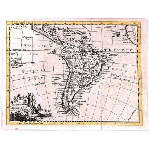 Old map image download for South America