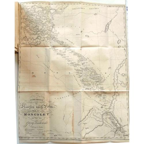 Old map image download for Reise nach China durch die Mongoley in den Jahren 1820 und 1821.