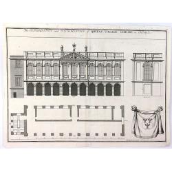 The Orthography and Ichnography of Queens College Library in Oxford