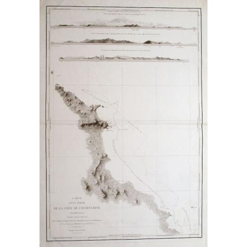 Old map image download for Carte d'une partie de la Côte de Cochinchine (deuxième feuille)...