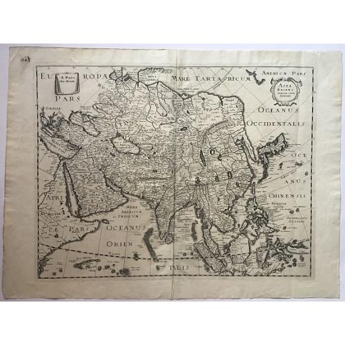 Old map image download for Asia Recens Summa Cura Delineata