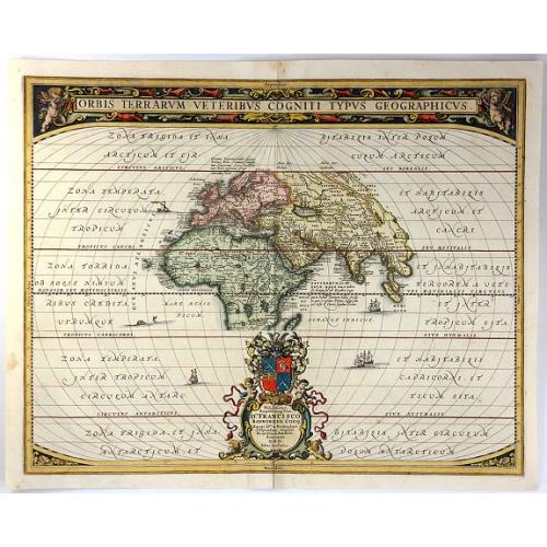 Old map image download for Orbis Terrarum Veteribus Cogniti Typus Geographicus.