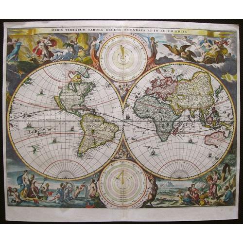 Old map image download for Orbis Terrarum Tabula Recens Emendata et in Lucem Edita