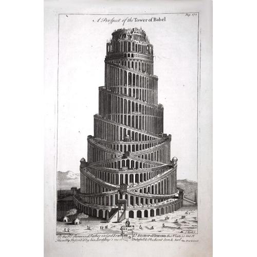 Old map image download for A Prospect of the Tower of Babel.