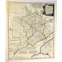 An Accurate Map of the County of Monmouth, Divided Into Hundreds