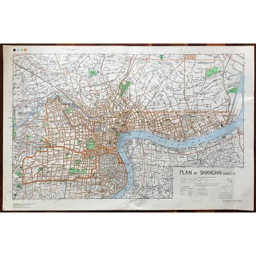 Old map image download for Plan of Shanghai - Sheet 1