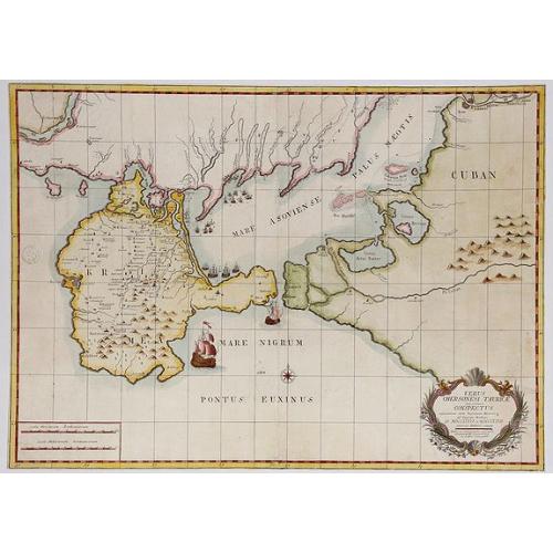 Old map image download for Verus Chersonesi Tauricae Seu Crimea Conspectus.