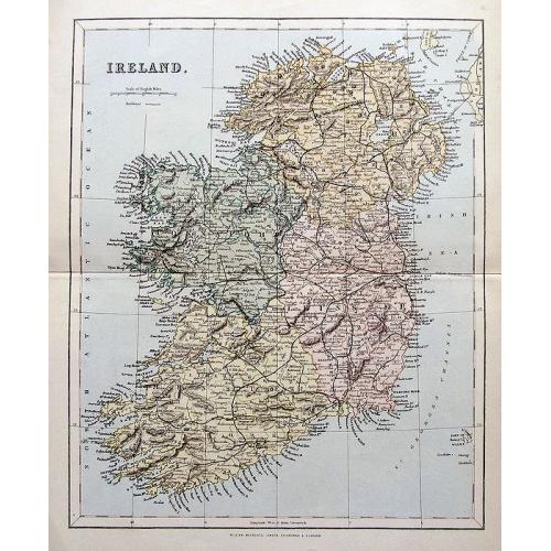 Old map image download for Ireland.