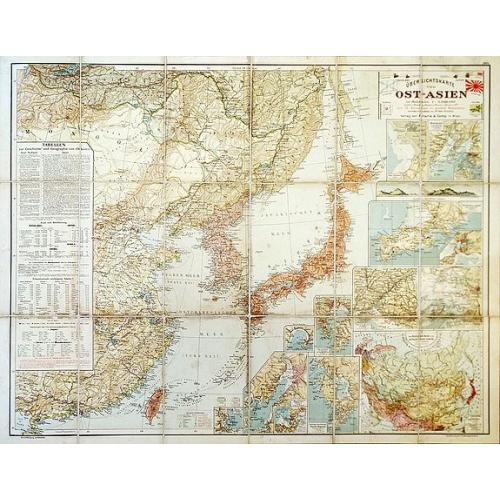 Old map image download for Outline Map of East Asia. 