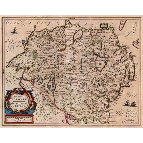 Old map image download for Provincia Ultoniae The Province of Ulster.