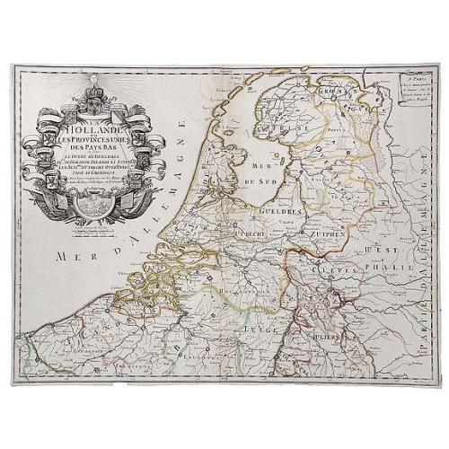 Old map image download for La Hollande ou les Provinces Unies des Pays Bas.
