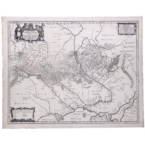 Old map image download for Typus Generalis Ukrainae sive Palatinatuum Podoliae, Kioviensis et Braczlaviensis terras nova delineatione exhibens.