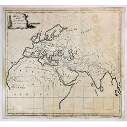 Map of the World as Known to the Ancients Shewing the Settlements of the Sons of Noah.