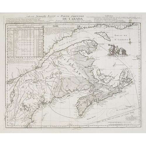 Old map image download for Nouvelle Ecosse ou Partie Orientale du Canada ...