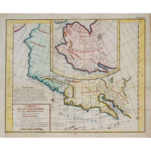 Old map image download for Carte de la Californie et des Pays Nord-Ouest ?