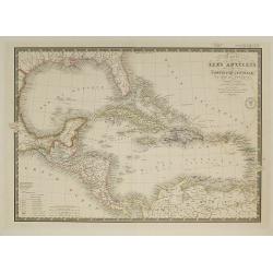 Carte des iles Antilles ?