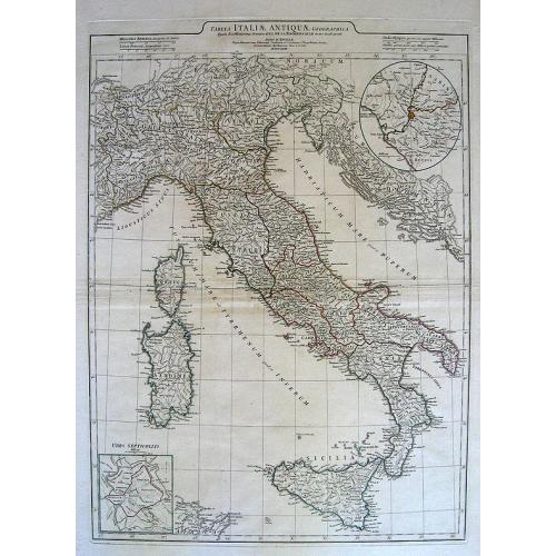 Old map image download for Map of Italy