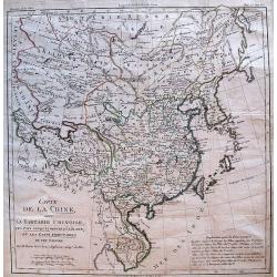 Carte de la Chine.