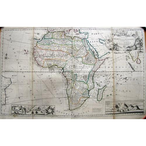 Old map image download for To the Right Honourable Charles, Earl of Peterborow, and Monmouth, &c. This Map of Africa