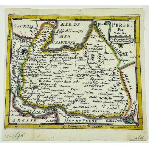 Old map image download for [Lot of 8 maps] Persien -  PERSICI VEL SOPHO RUM REGNI TYPUS.