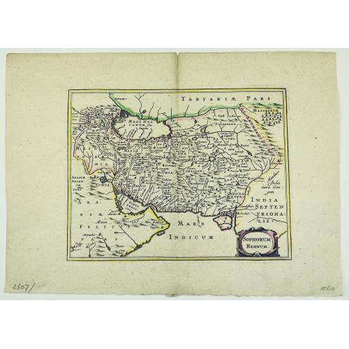 Old map image download for [Lot of 8 maps] Persien -  PERSICI VEL SOPHO RUM REGNI TYPUS.