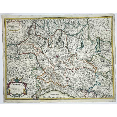 Old map image download for [Lot of 10 maps and prints of ITALY, the Milan States and Italy.