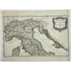 [Lot of 10 maps and prints of ITALY, the Milan States and Italy.