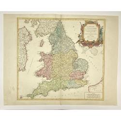 [Lot of 15 maps / prints of the British Isles]. Le Royaume d'Angleterre.