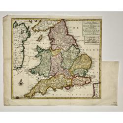 [Lot of 15 maps / prints of the British Isles]. Le Royaume d'Angleterre.