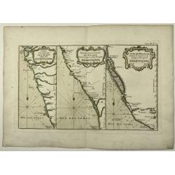 [Lot of 12 maps / views of India / Sri lanka]