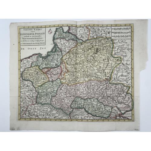 Old map image download for [ Lot of 6 maps ] Plans of Poland.