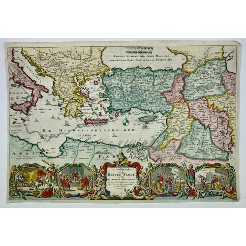 Old map image download for [Lot of 3 maps] Pontus Euxinus anders Mare Maggiore