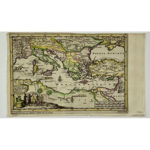 Old map image download for [Lot of 3 maps] Pontus Euxinus anders Mare Maggiore