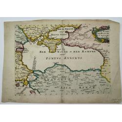 [Lot of 4 maps] First edition of Guillaume de l'Isle's chart depicting the northern part of the Caspian Sea,  Plus N. Bellin's map of the Caspian sea.