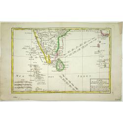 [Lot of 12 maps]  INDIA  maps+gravures - Carte De La Baye De Trinquemale Dans L’Isle De Ceylon