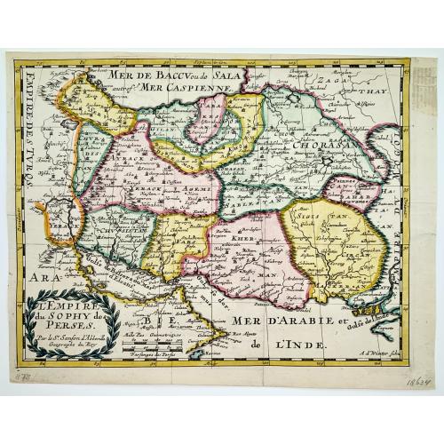 Old map image download for [Lot of 5 maps] PERSIA - Carte la plus nouvelle et plus-exacte du Royaume de Perse