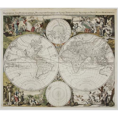 Mappe-Monde Geo-Hydrographique, ou Description Generale du Globe ...